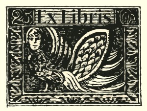 Ex-Libris based on an ancient Armenian postage stamp